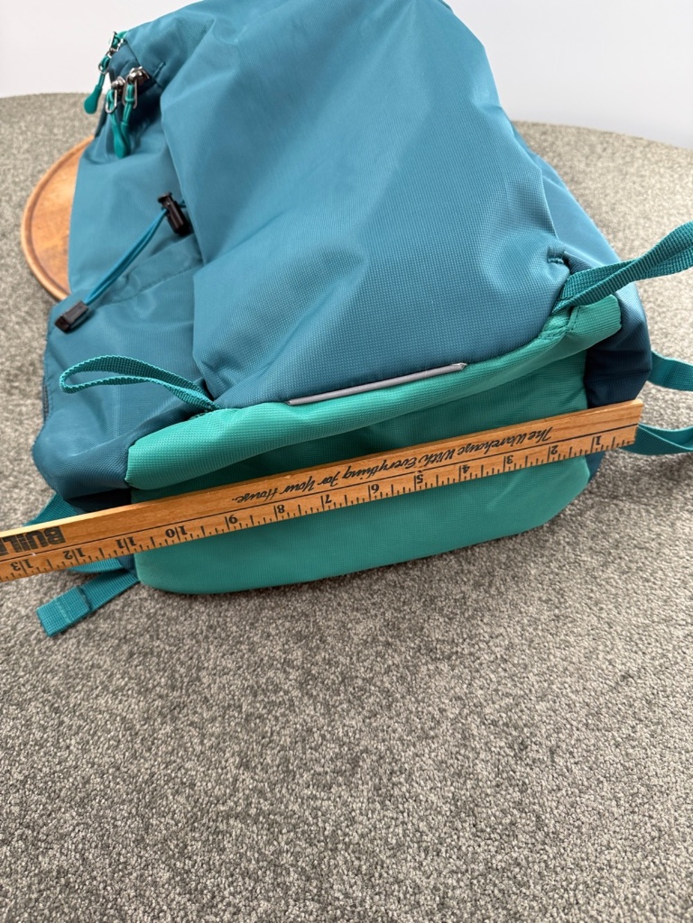 Embark Backpack Jartop Teal Blue/Green Hiking Travel Daypack Camping - Picture 7 of 13